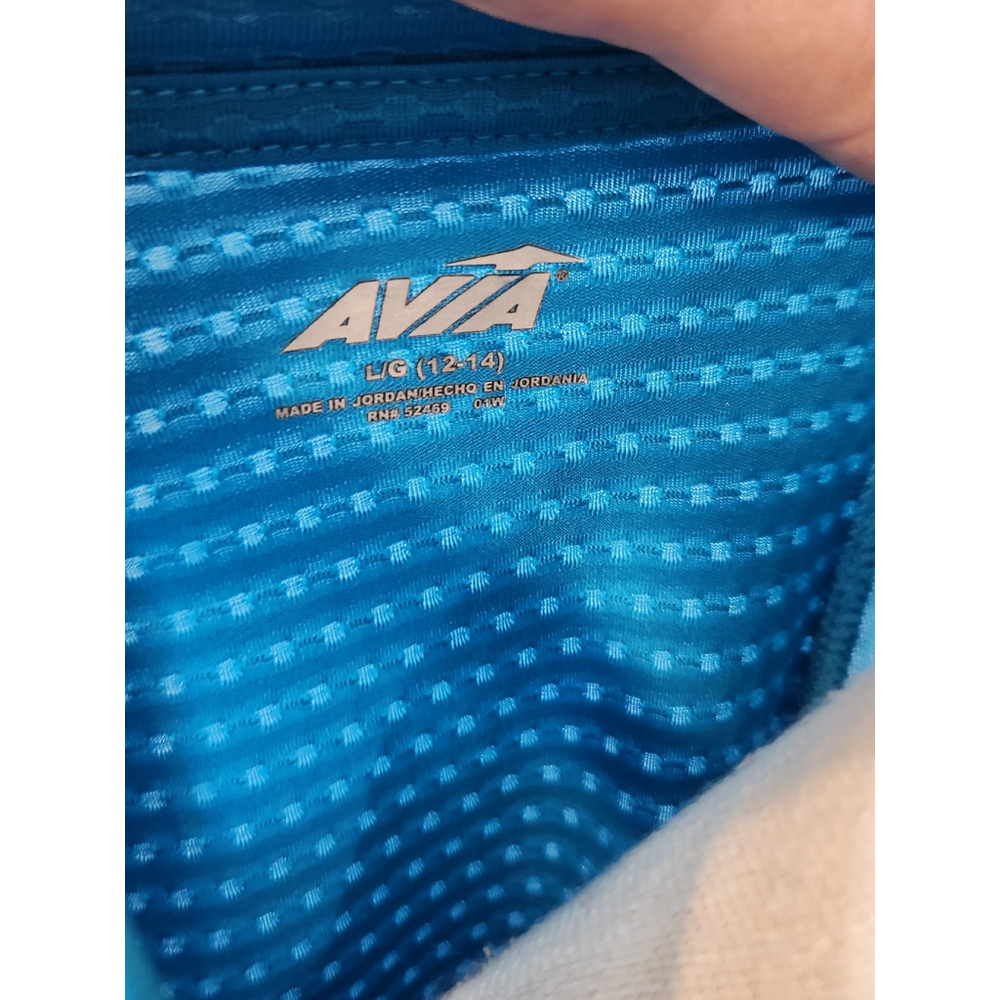 Avia textured mesh details high-low hem scoopneck lightweight tunic top - Picture 8 of 8